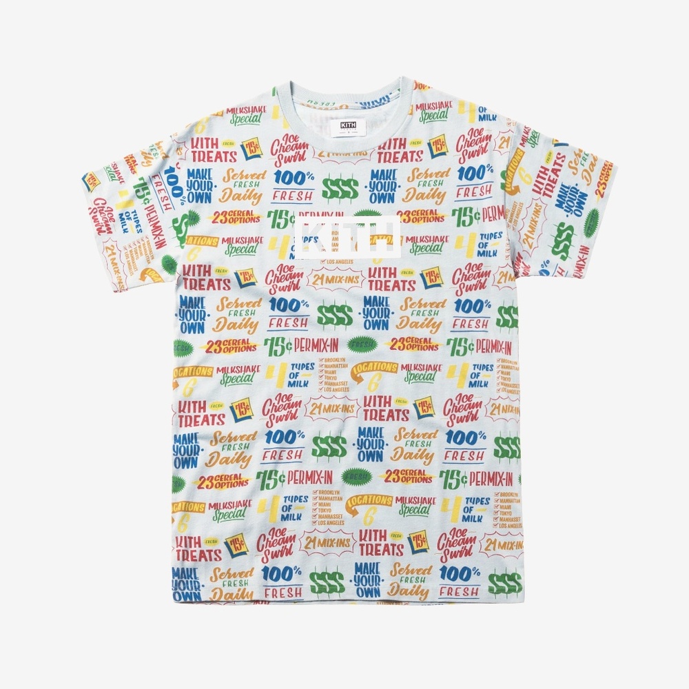 Kith Treats Circular Collection T-Shirt - Lt Blue